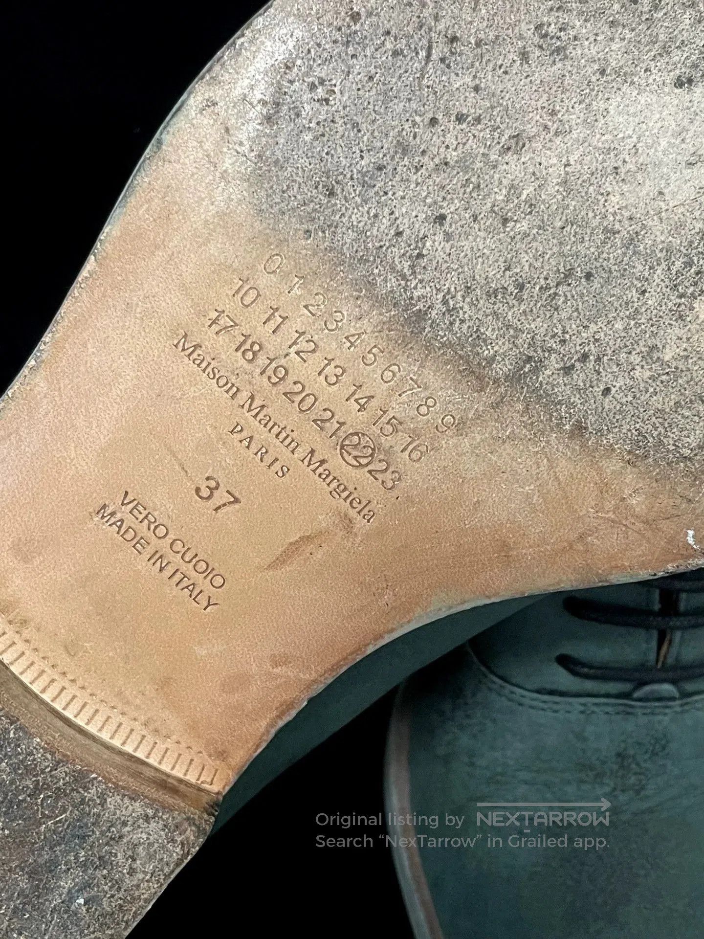Maison Margiela Maison Martin Margiela Green Derby Shoes. Size US 6.5 / EU 39-40 - 6 Thumbnail