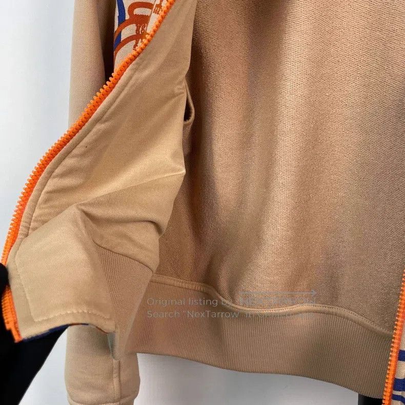 Hermes Hermes Cotton Printed Jacket - Brown Size XS / US 0-2 / IT 36-38 - 9 Thumbnail