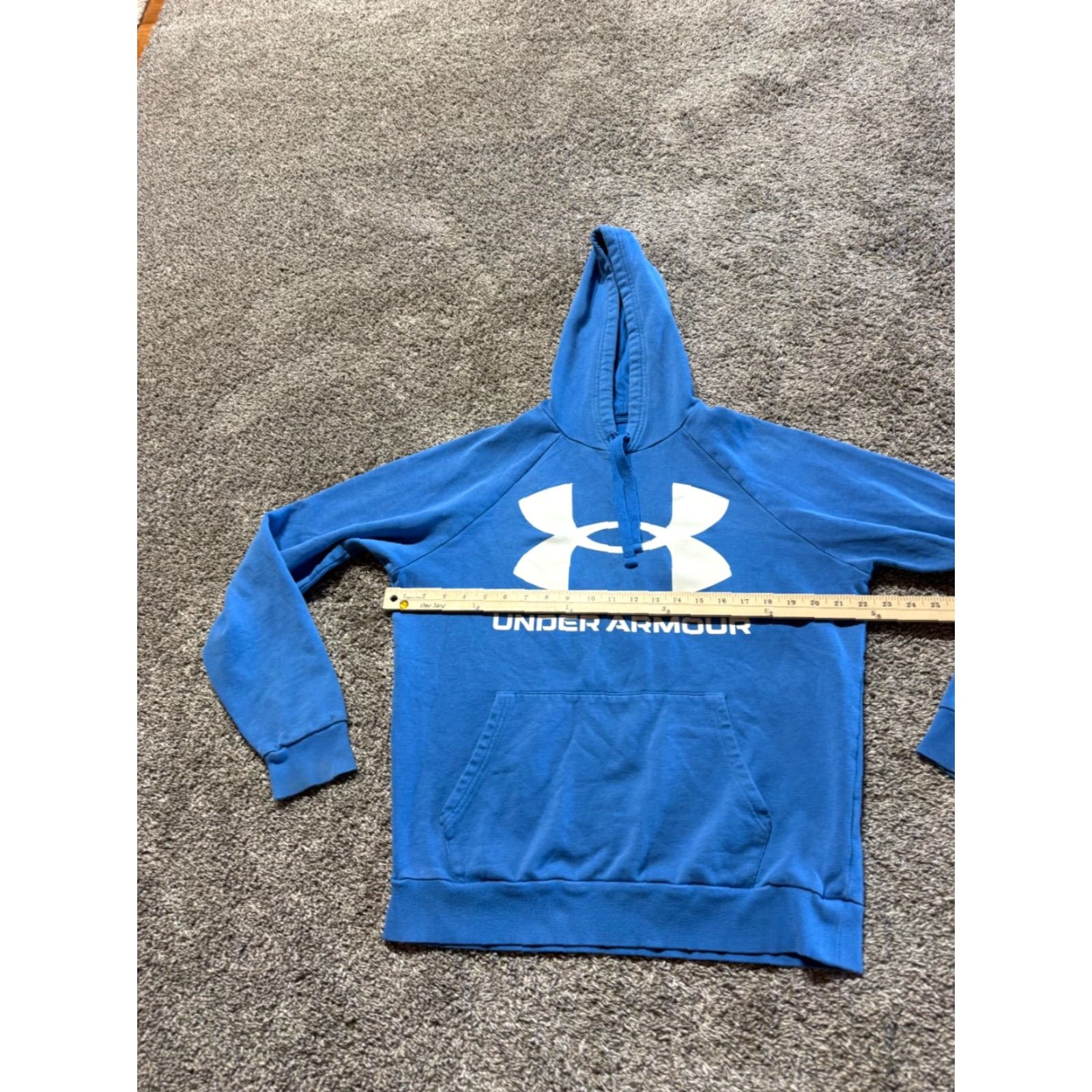 Under Armour Under Armour Hoodie Womens Pullover Medium Blue Relaxed Fit Size M / US 6-8 / IT 42-44 - 5 Thumbnail