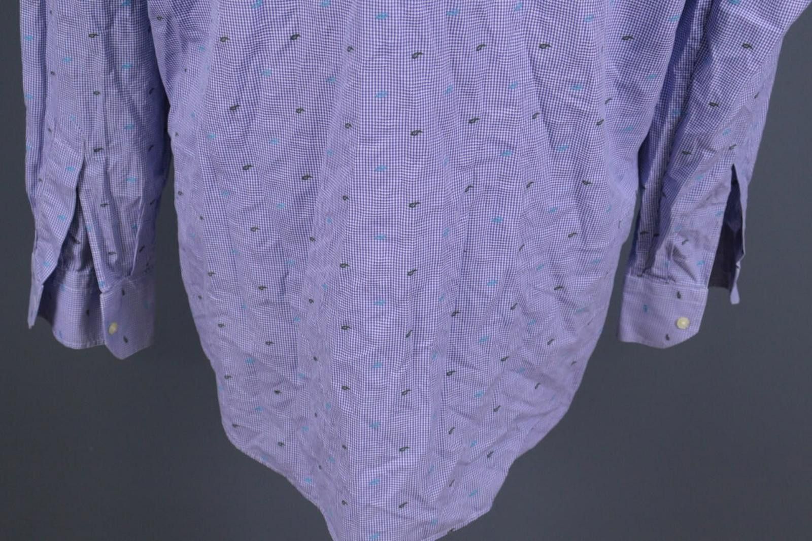 Etro Etro Milano Blue Printed Shirt Size 43 Size US M / EU 48-50 / 2 - 10 Thumbnail