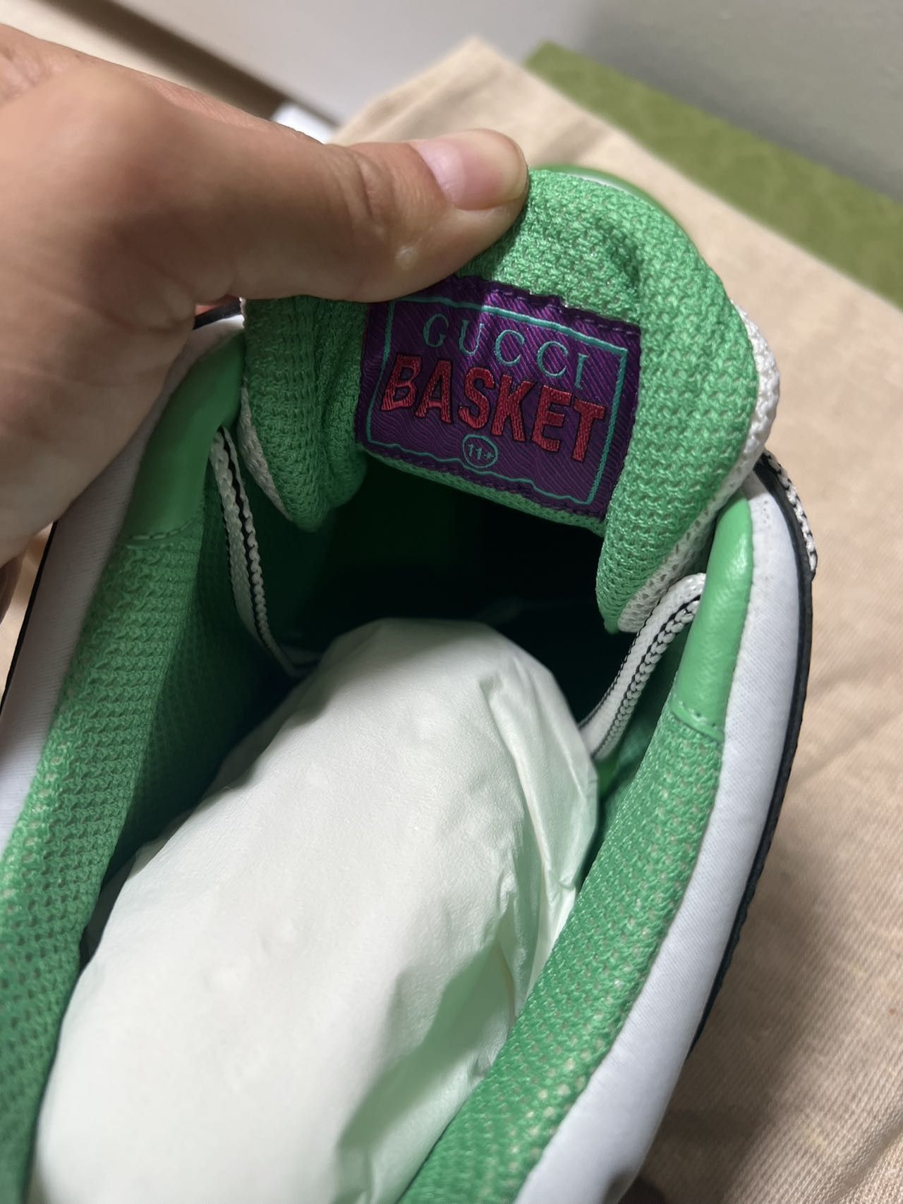 Gucci Gucci Basket 'Green Demetra' 697882-2SH90-3760 Size US 12 / EU 45 - 8 Thumbnail