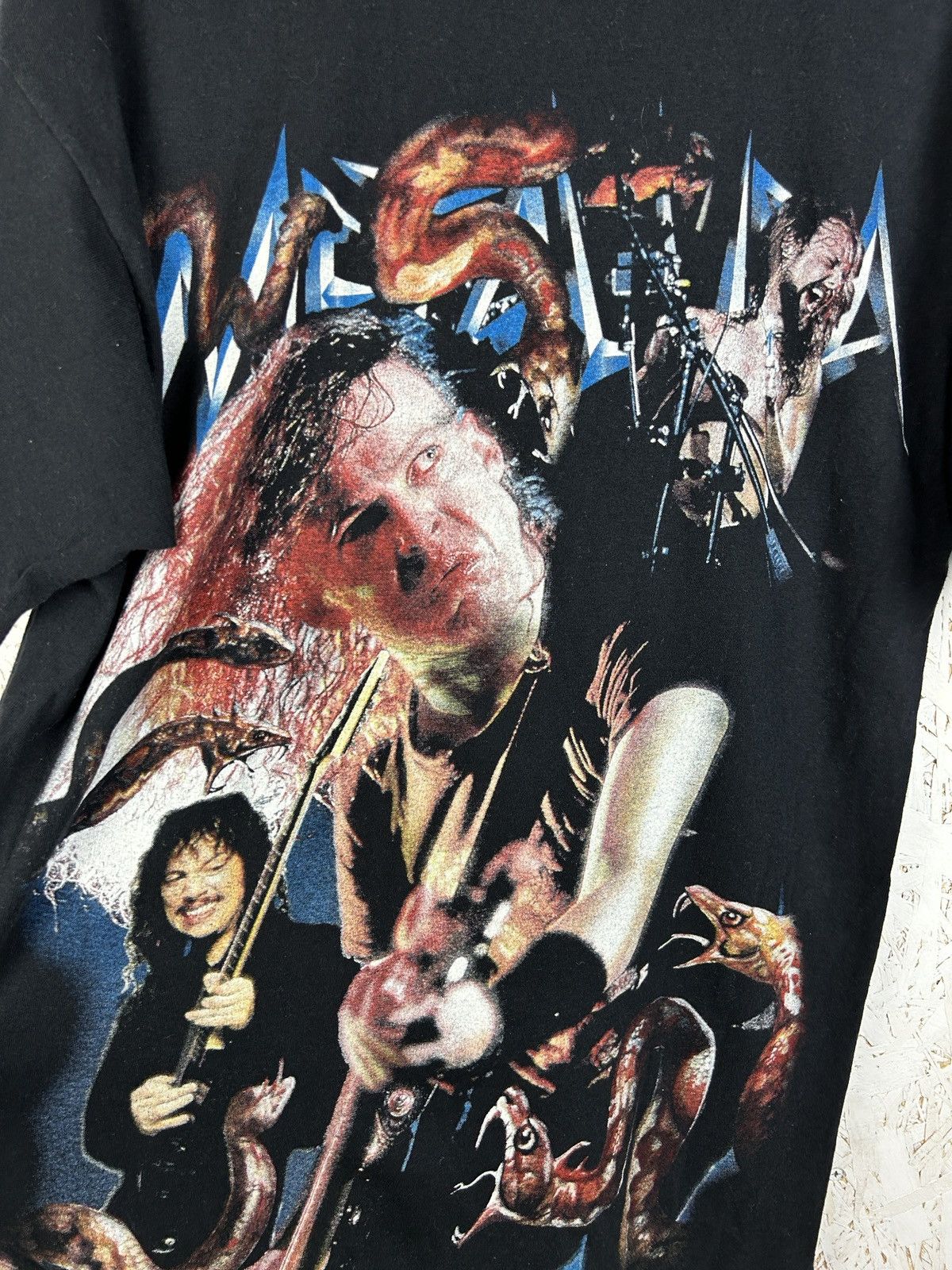 Band Tees 90s Vintage Metallica AOP Load Era Crazy Boot T-Shirt ~XL Size US XL / EU 56 / 4 - 5 Thumbnail