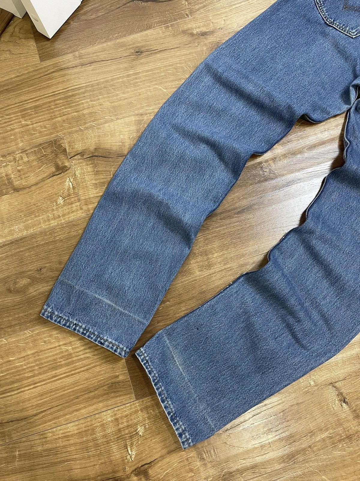 Levi's × Vintage Vintage Levi’s 501 Red Tab Made in UK Blue Stonewashed Jeans Size US 36 / EU 52 - 11 Thumbnail