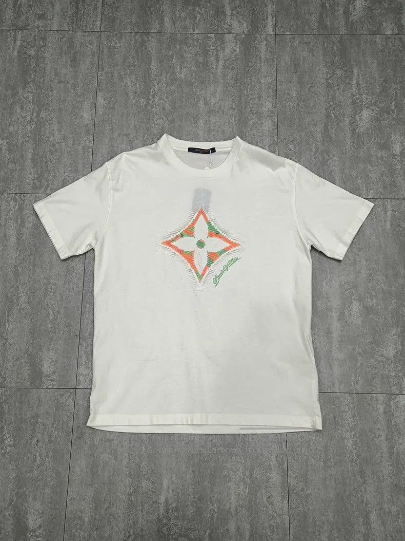 Louis Vuitton 25 New Drop Glue Flower 3D Gradient Short Sl