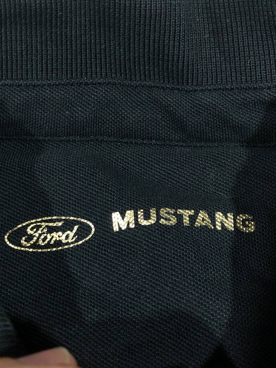 Ford Ford Mustang Vintage Black Racing Polo Size US L / EU 52-54 / 3 - 6 Thumbnail