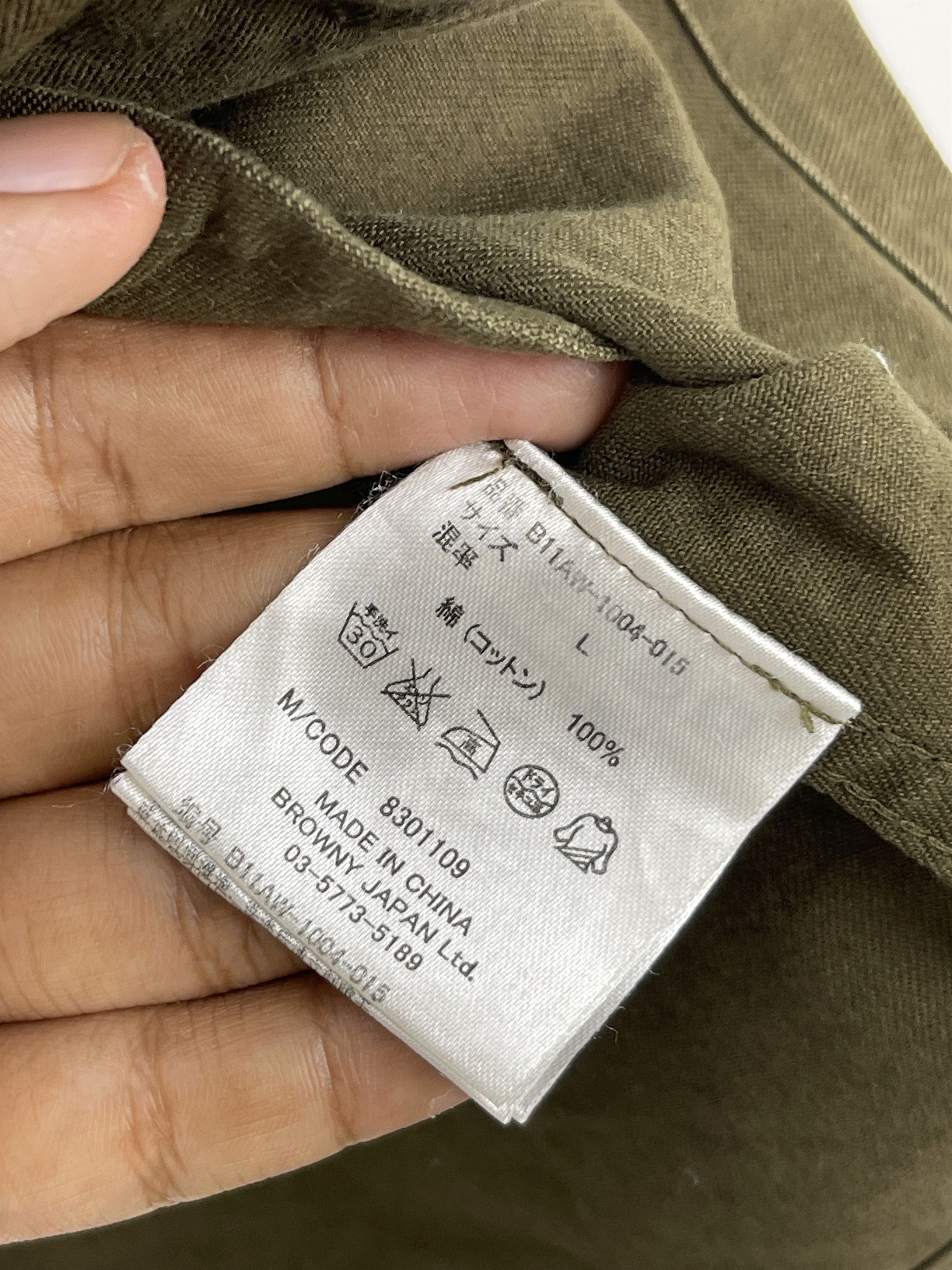 Japanese Brand Japanese Brand Browny Button Up Hoodie Jacket JA0008 Size US L / EU 52-54 / 3 - 7 Thumbnail