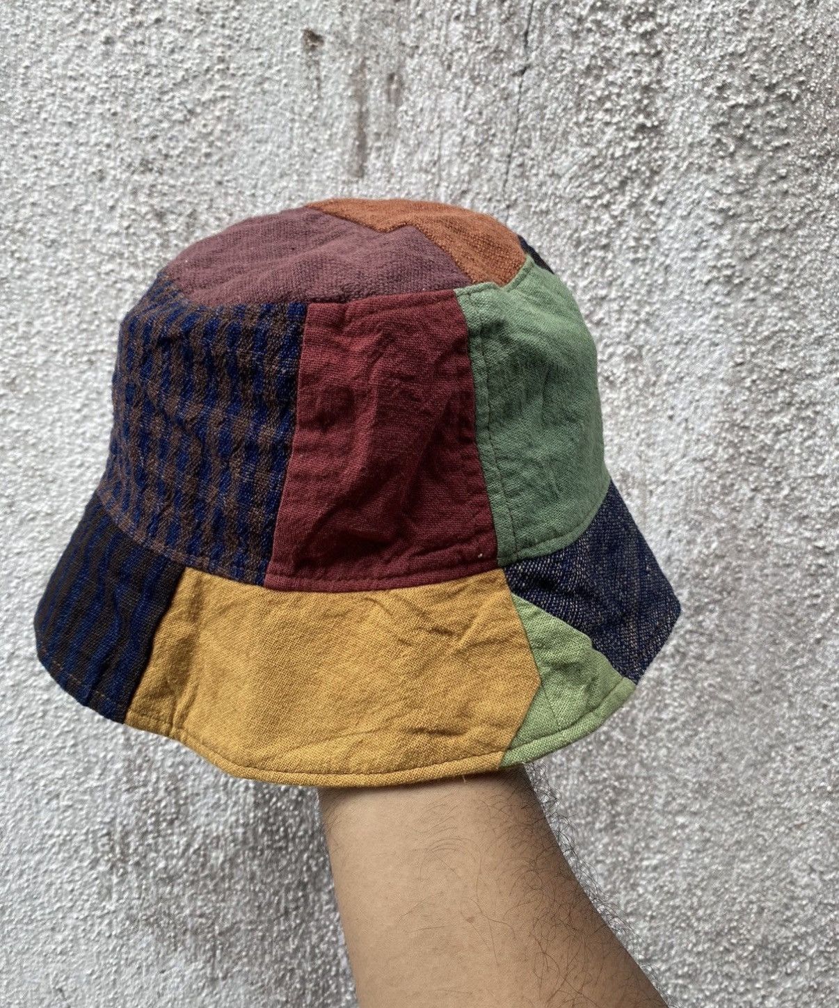 Japanese Brand VTG Patchwork Style Kapital Hat Size ONE SIZE - 1 Thumbnail