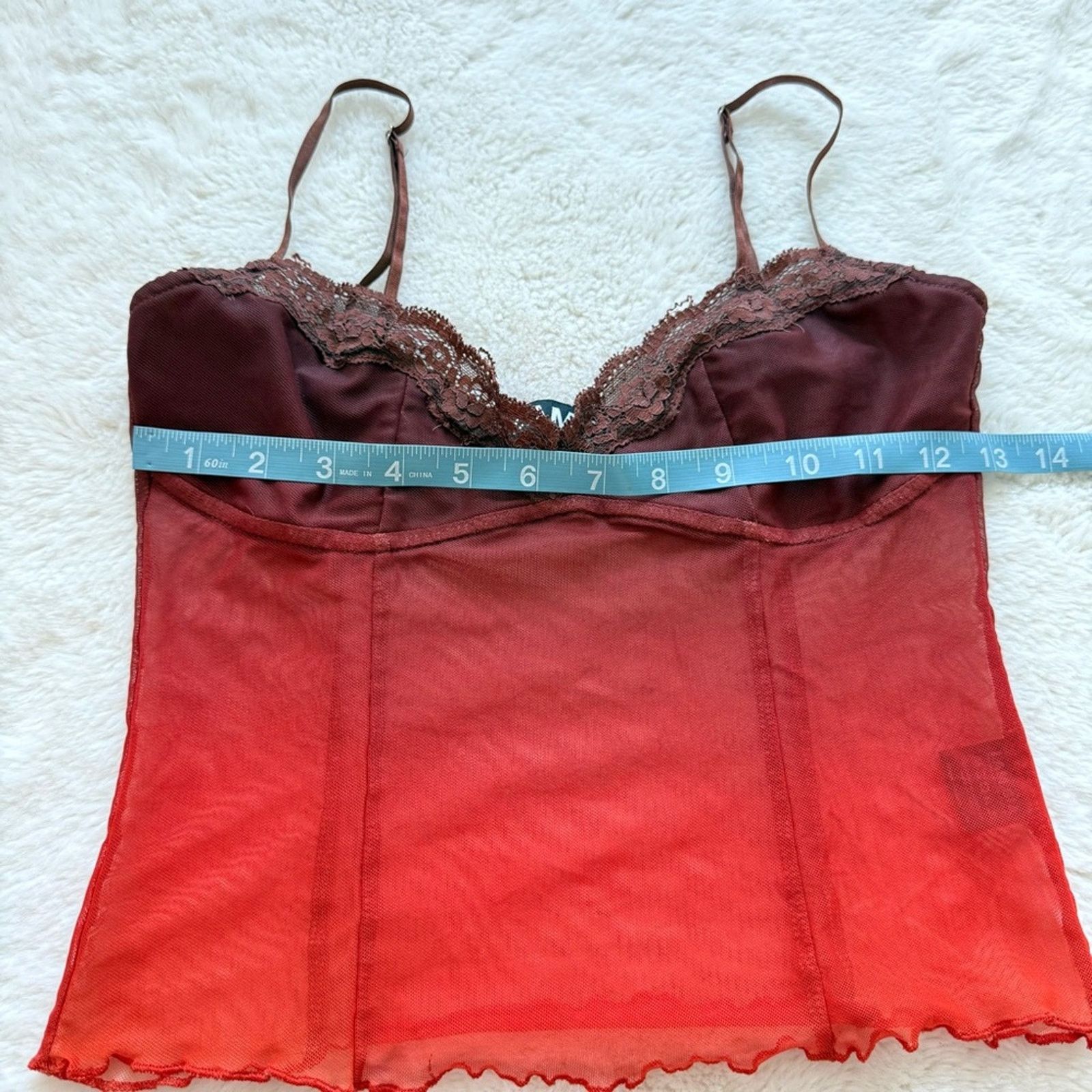Other I.AM.GIA women sheer red tank top size XS Size XS / US 0-2 / IT 36-38 - 6 Thumbnail