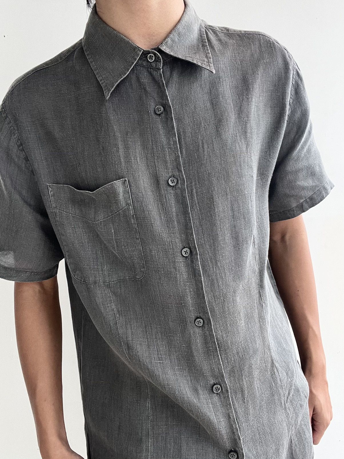 C.P. Company Vintage C.P. Company Grey Shirt Size US L / EU 52-54 / 3 - 3 Thumbnail