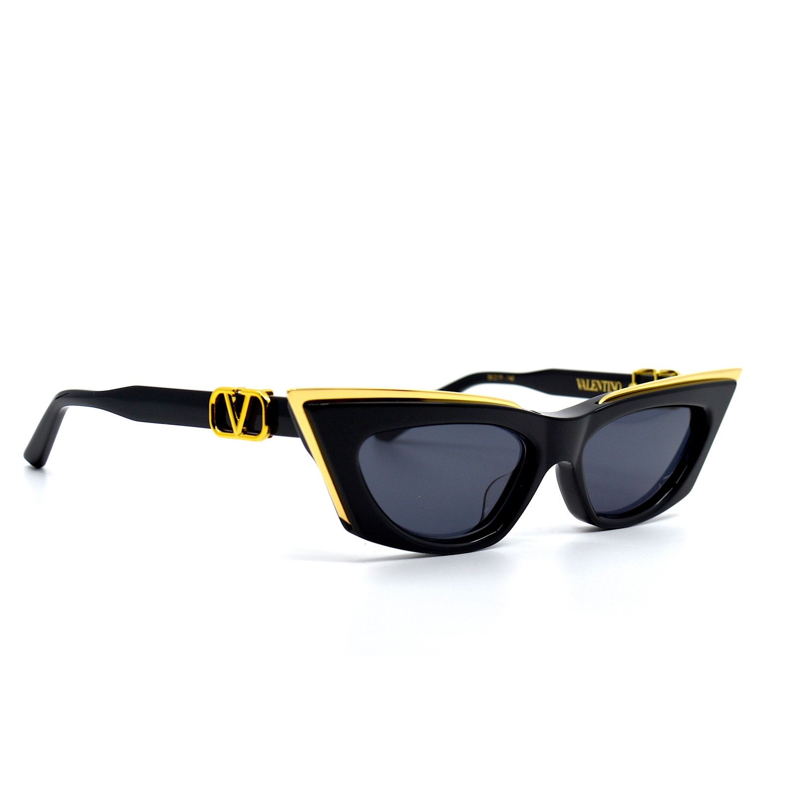 Valentino NEW Valentino V Goldcut I VLS113 Black Gold Sunglasses Size ONE SIZE - 12 Thumbnail