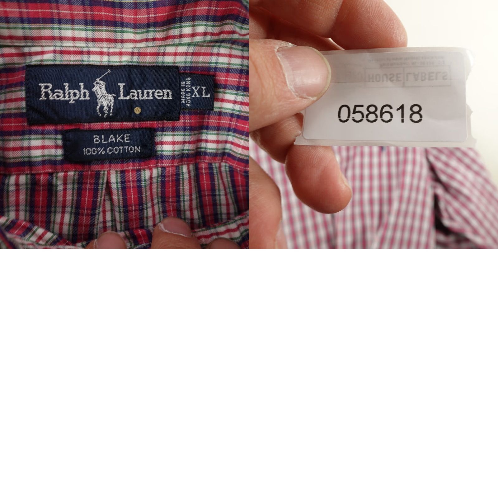 Ralph Lauren VINTAGE Ralph Lauren Shirt XL Red Plaid Button Up Pony Logo 90s Classic Retro Mens Size US XL / EU 56 / 4 - 8 Thumbnail