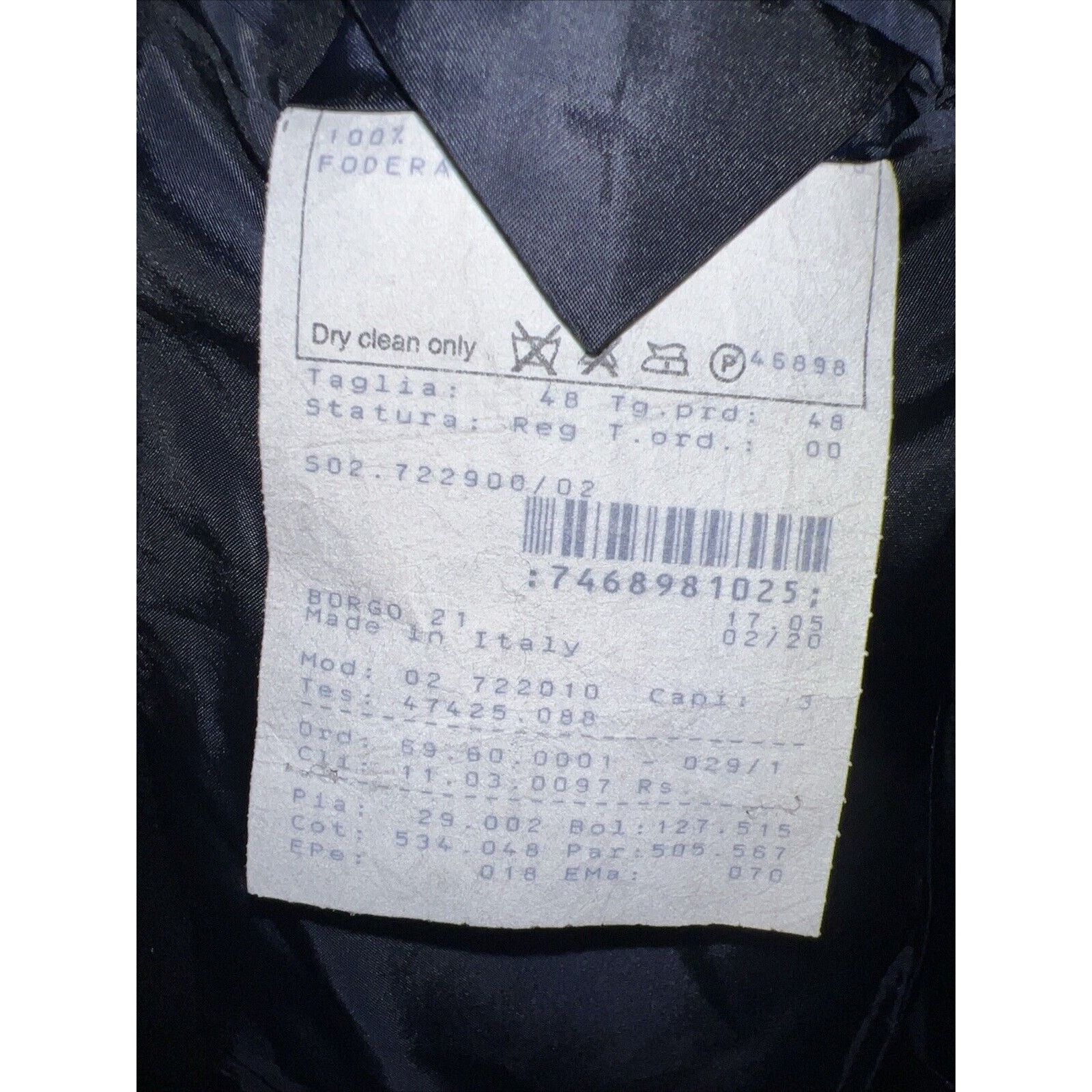 Giorgio Armani Giorgio Armani Classico Men’s Sport Blazer Black 48R Casual Size 48R - 7 Thumbnail
