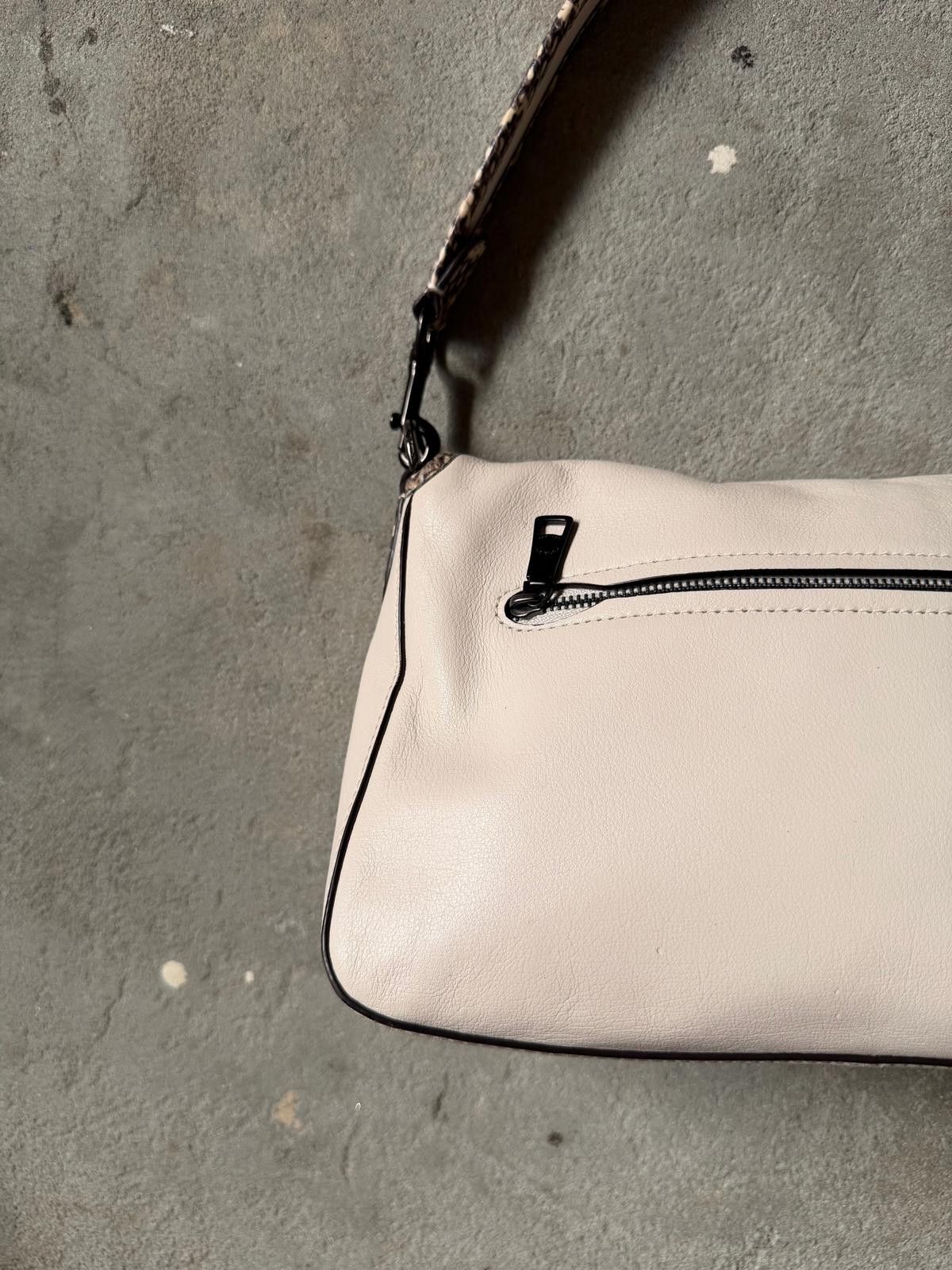 Coach Coach Tabby Snakeskin Leather Shoulder Bag White Size ONE SIZE - 9 Thumbnail