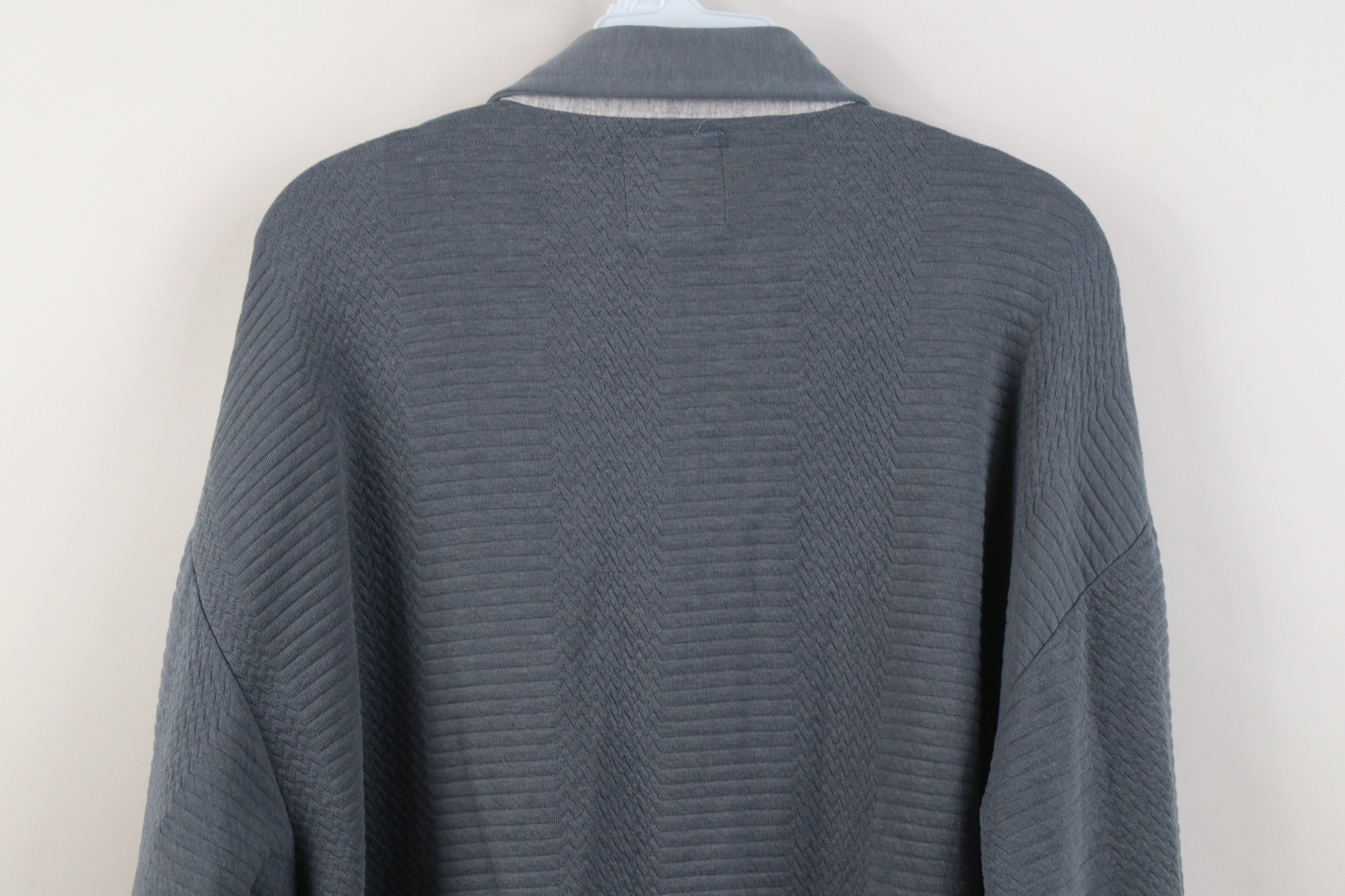 Vintage Vintage 90s Streetwear Ribbed Knit Pullover Polo Shirt Size US L / EU 52-54 / 3 - 10 Thumbnail