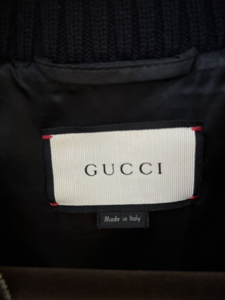 Gucci GUCCI SS16 EAGLE EMBROIDERED SATIN BOMBER JACKET Size US XL / EU 56 / 4 - 8 Thumbnail