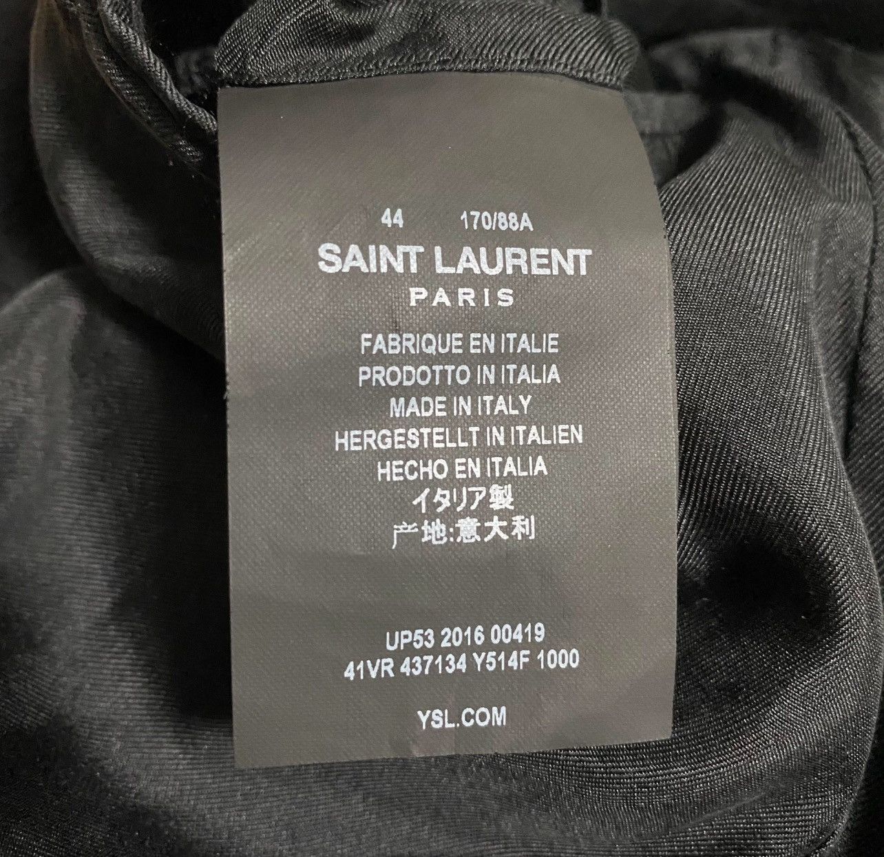 Saint Laurent Paris *2016* Saint Laurent Paris Officer Suit Jacket/ blazer Size US S / EU 44-46 / 1 - 6 Thumbnail