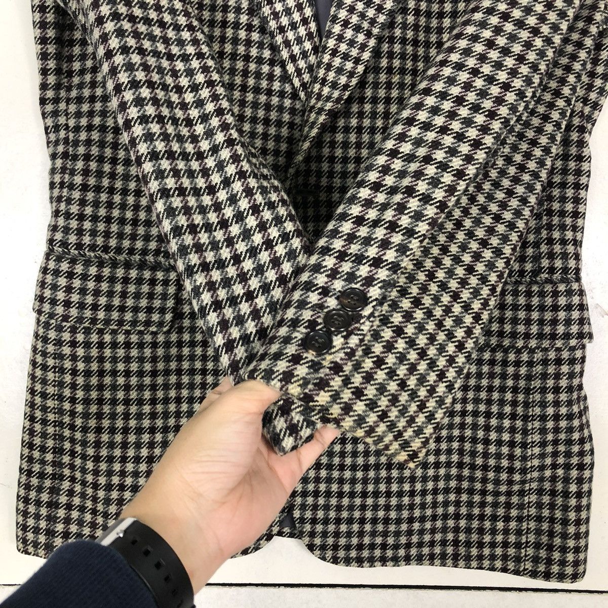 Burberry 🔥VINTAGE BURBERRYS DOUBLE BREAST WOOL COATS JACKET Size US M / EU 48-50 / 2 - 15 Thumbnail