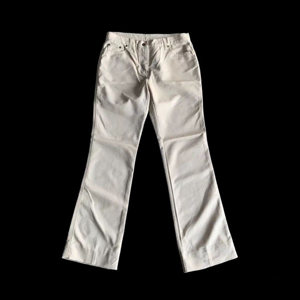 Les Copains × Vintage 💥CYBER WEEK💥 LES COPAIN Designer Flare Pants Made In Italy Size 29" - 1 Thumbnail