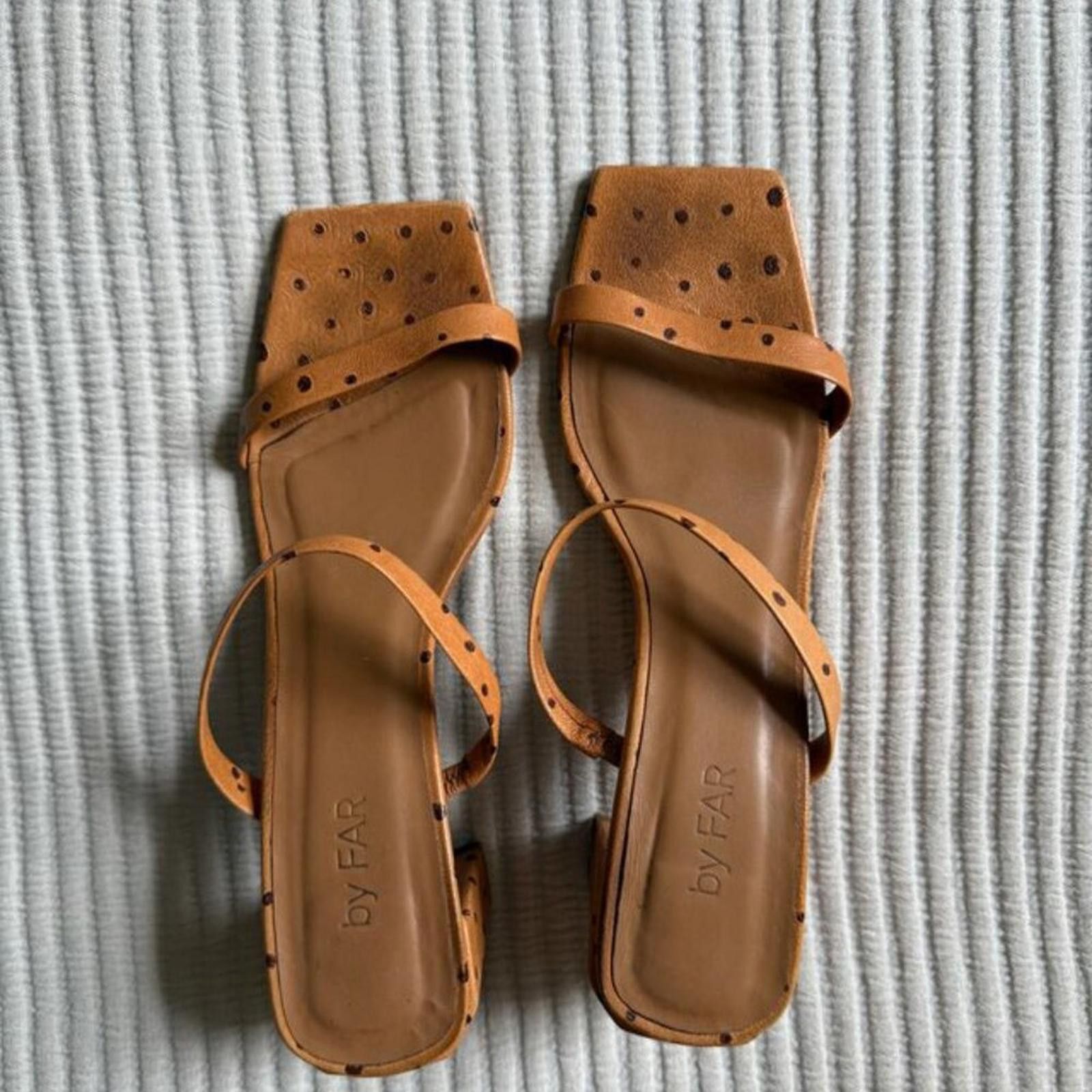 By Far By far TANYA NUDE OSTRICH EMBOSSED LEATHER Size US 9 / IT 39 - 7 Thumbnail