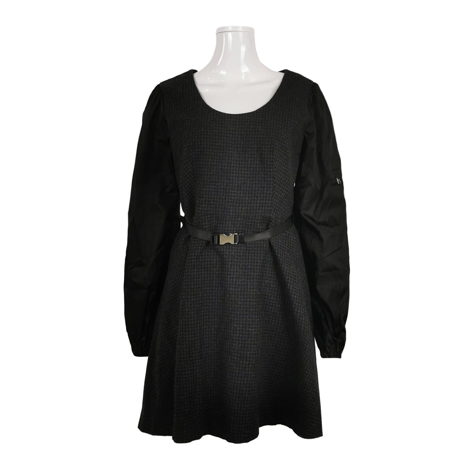 Prada Prada Wool Blend Colorblocked Dress 0079 Size US 42 / EU 58 - 1 Thumbnail