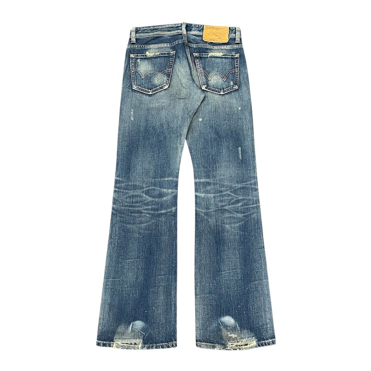 Seditionaries Edwin 511 - Skull Divino Distressed Denim 30x32 Ifsix Lgb Size US 29 - 3 Thumbnail