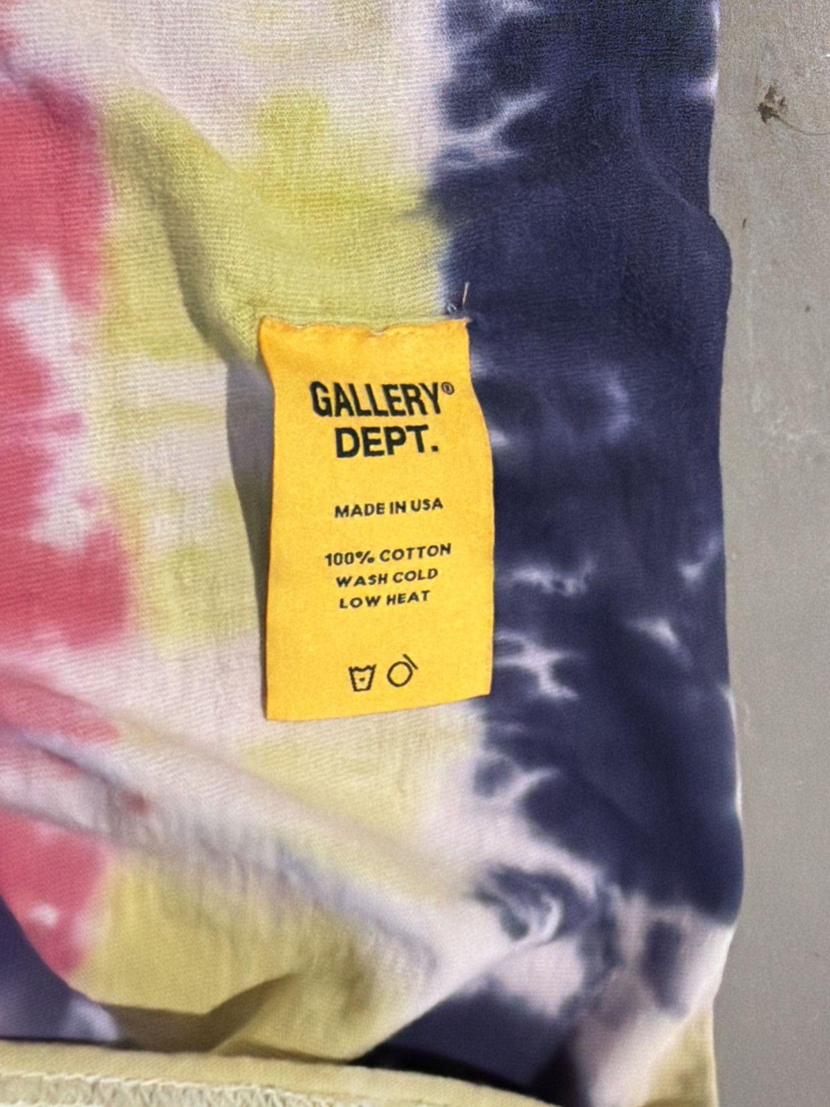 Gallery Dept. Gallery Dept Stop Being Racist Tie Dye Tee Size US S / EU 44-46 / 1 - 7 Thumbnail