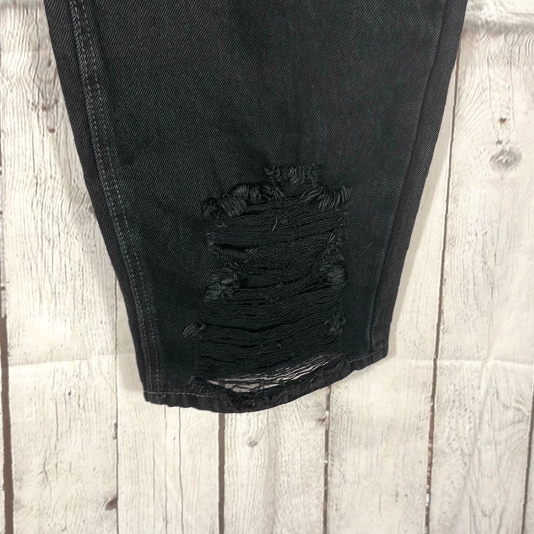 Empyre Empyre Jeans Womens Baggy Distressed Black 8 Jeans Women Skate Loose Fit Pants 31in Inseam Mens? Women? Size 30" / US 8 / IT 44 - 3 Thumbnail