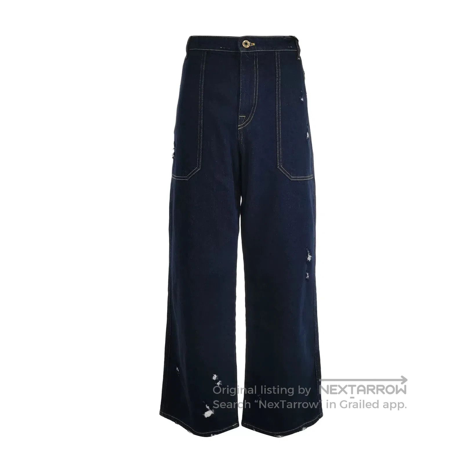 Miu Miu Cotton Denim Pants Size 28.