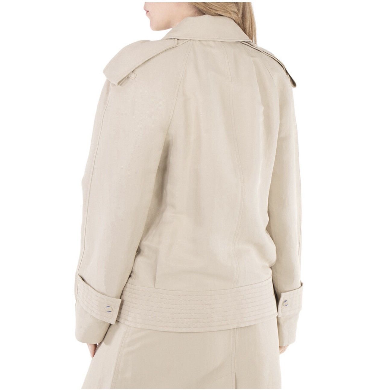 Burberry Burberry Double-Breasted Canvas Trench Jacket size 8 Size M / US 6-8 / IT 42-44 - 4 Thumbnail