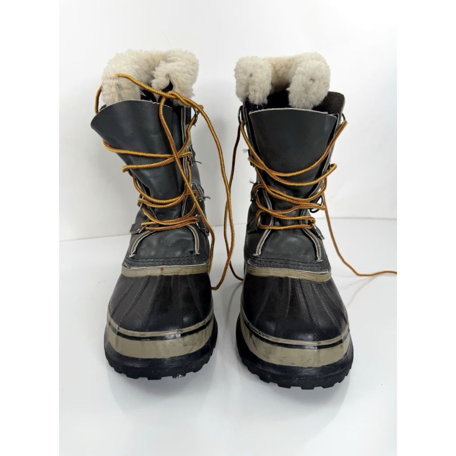Sorel Caribou Winter Boots Mens 7 Grey Good Vintage Made in Canada Waterproof SOREL Caribou Boots for Men for Sale | Shop New & Used Men main image 3