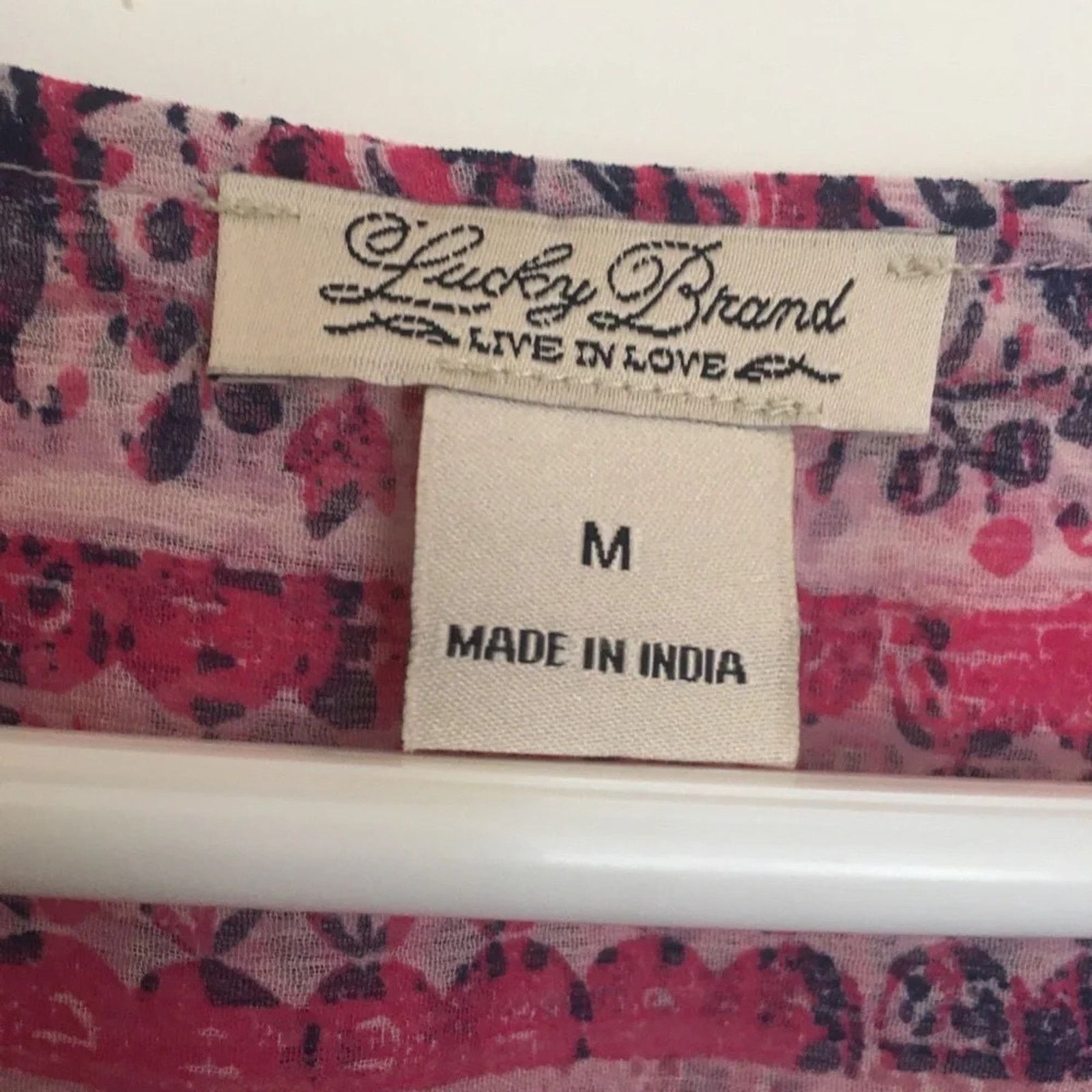 Lucky Brand Lucky Brand Live in Love paisley print mini Dress, size Med Size M / US 6-8 / IT 42-44 - 3 Thumbnail