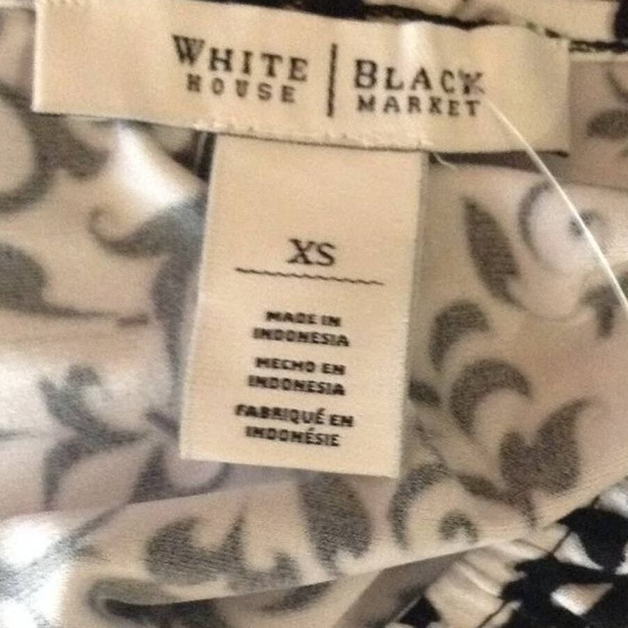 White House Black Market White House Black Market Women's Sleeveless Tunic Top XS Pai Size XS / US 0-2 / IT 36-38 - 6 Thumbnail