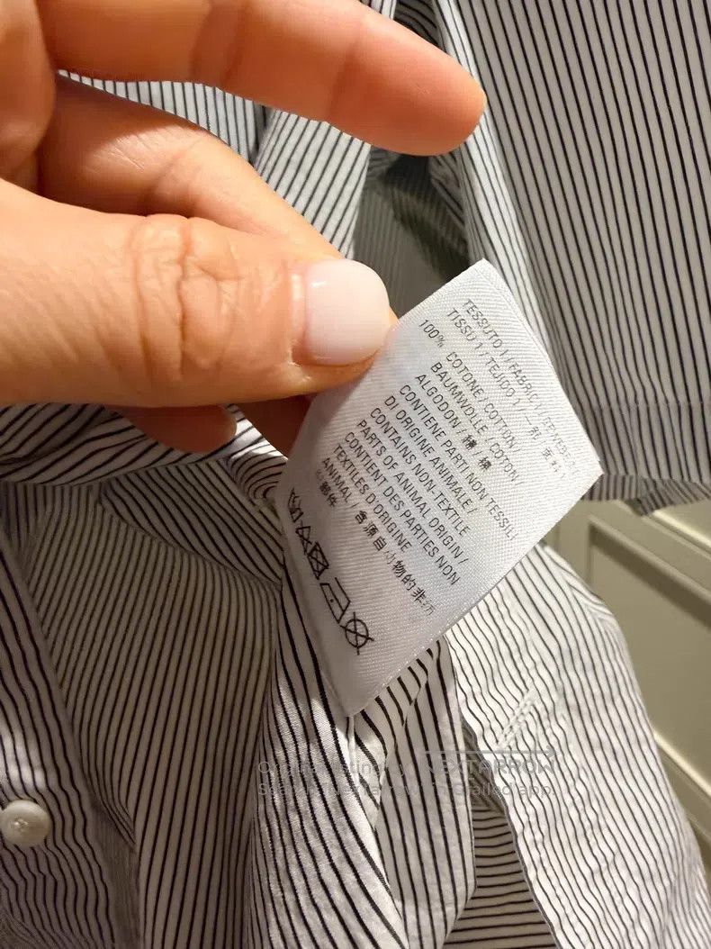 Balenciaga Balenciaga Striped Short Sleeve Shirt Size XS / US 0-2 / IT 36-38 - 4 Thumbnail
