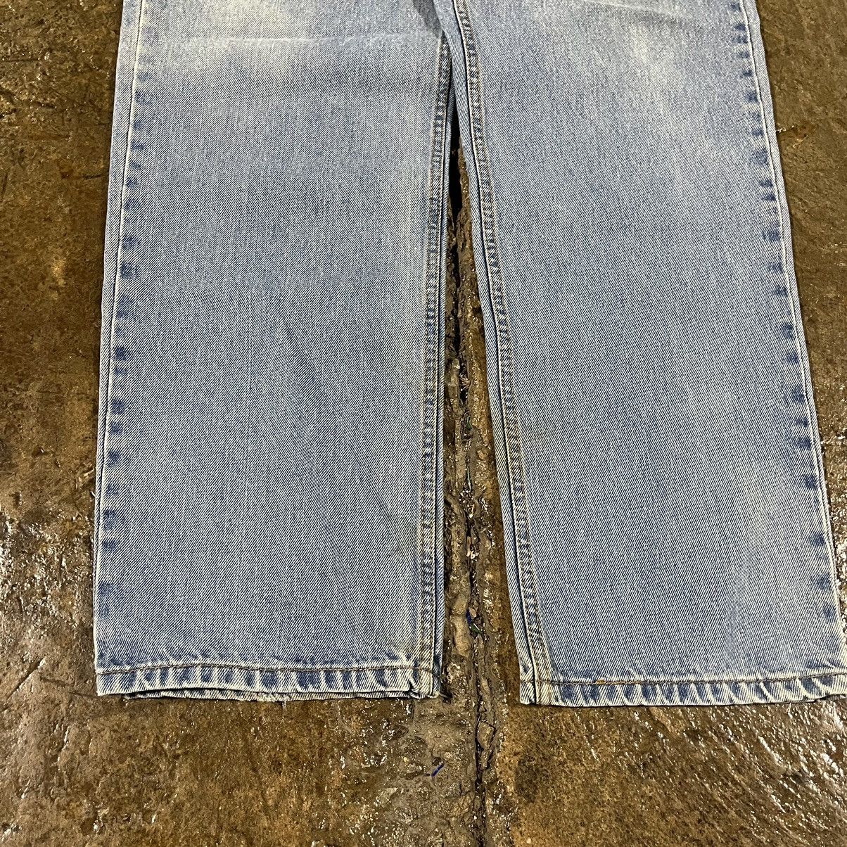 Levi's × Vintage Crazy Vintage Levi's 550 Jeans Faded Y2K Light Wash Skater Size US 34 / EU 50 - 9 Thumbnail