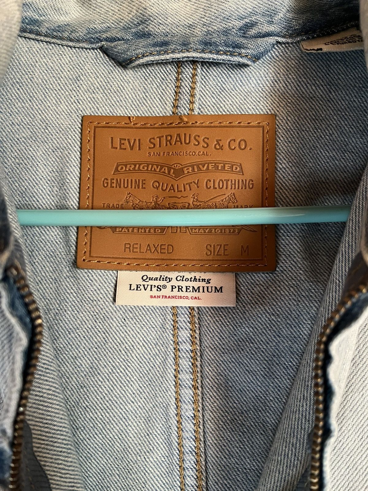 Levi's Levi’s Premium Mechanic Denim Jacket Size US M / EU 48-50 / 2 - 2 Thumbnail