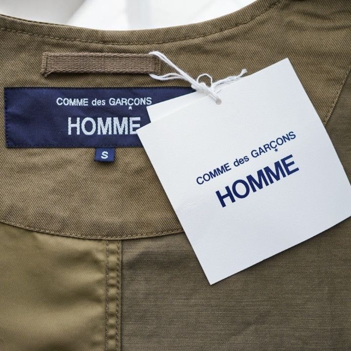 Comme des Garcons Homme NWT 25SS COMME des GARCONS HOMME Patchwork No Collar Jacket Size US S / EU 44-46 / 1 - 6 Thumbnail