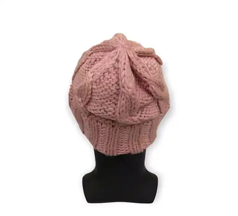 Japanese Brand × Vintage Japanese Brand Knit Design Beanie Hat Size ONE SIZE - 3 Thumbnail