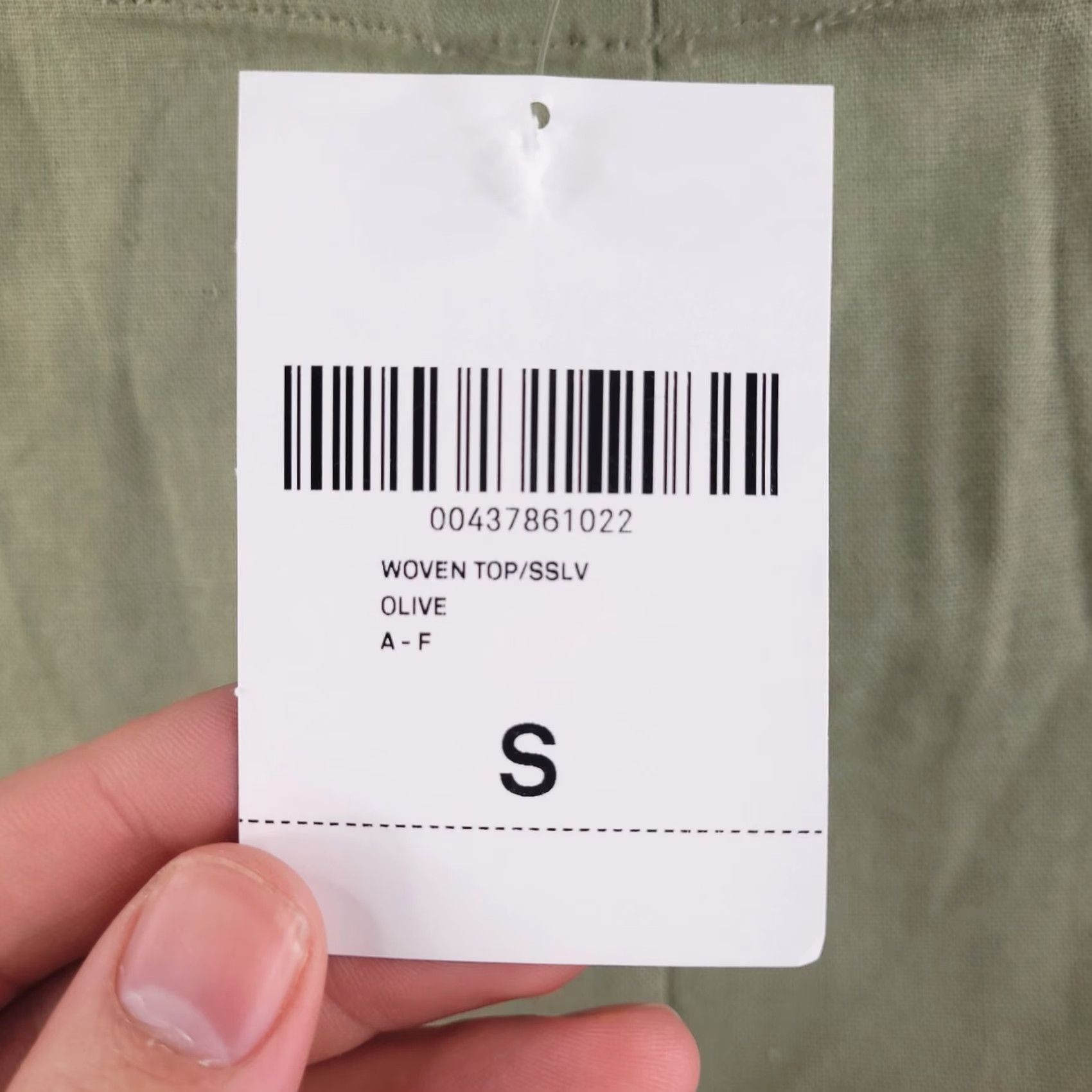 Forever 21 FOREVER 21 Blouse Shirt Womens S Linen Green Kendall Kylie Olive Woven Knit? Size S / US 4 / IT 40 - 4 Thumbnail