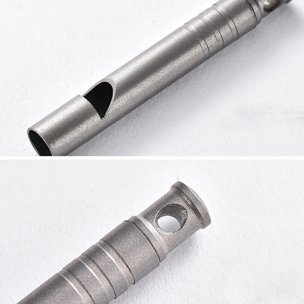 Whistles Whistle Titanium Pendant Coach Sports Camping Gift For Him Size ONE SIZE - 4 Thumbnail