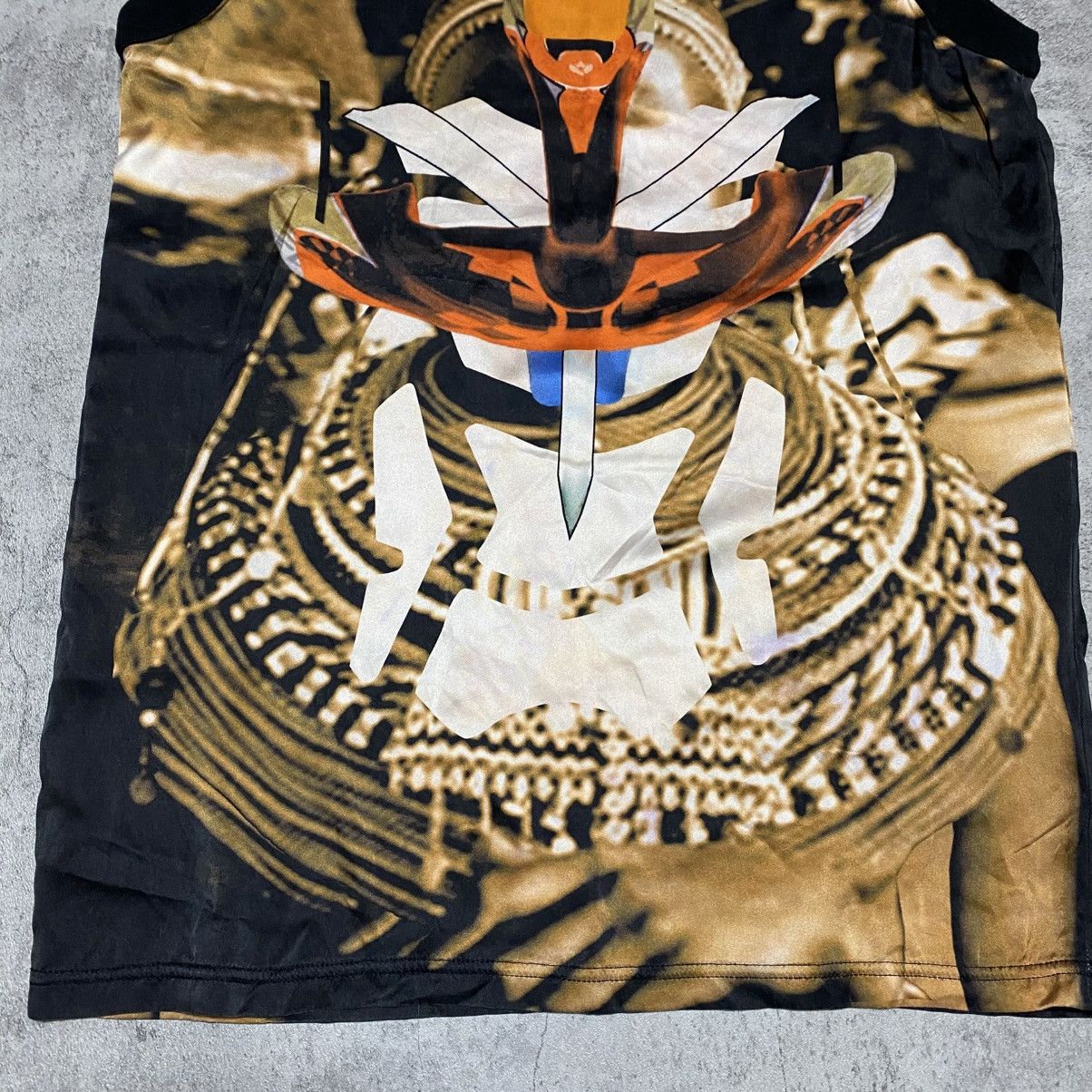 Givenchy SS14 GIVENCHY SILK AFRICAN JAPANESE PRINTED SLEEVELESS TOP Size S / US 4 / IT 40 - 3 Thumbnail