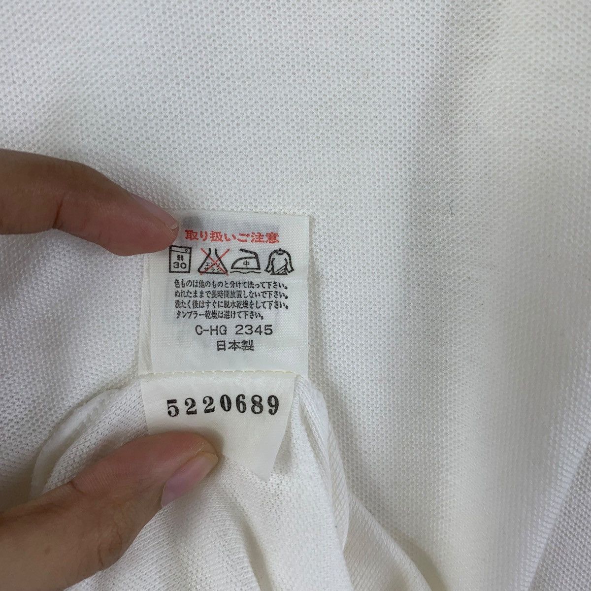 Asics Vintage 90’ ASICS x JASPO Made In Japan Polo Tee Shirt Size S / US 4 / IT 40 - 9 Thumbnail