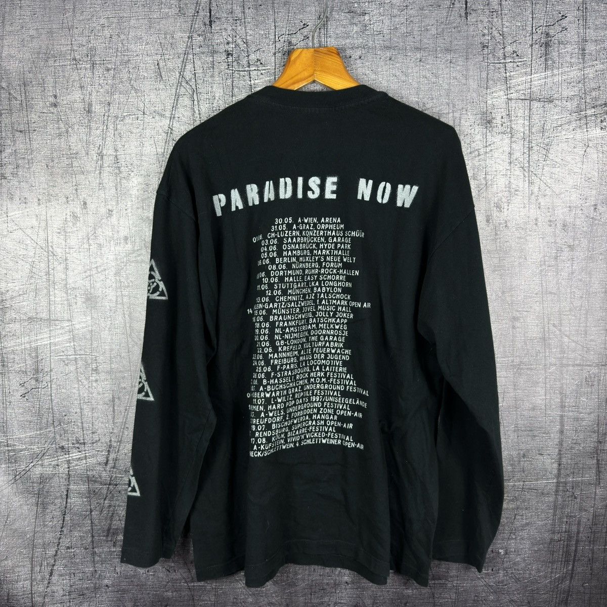 Band Tees Vintage 1997 Die Krupps Paradise now tour metal long sleeve Size US XL / EU 56 / 4 - 5 Thumbnail