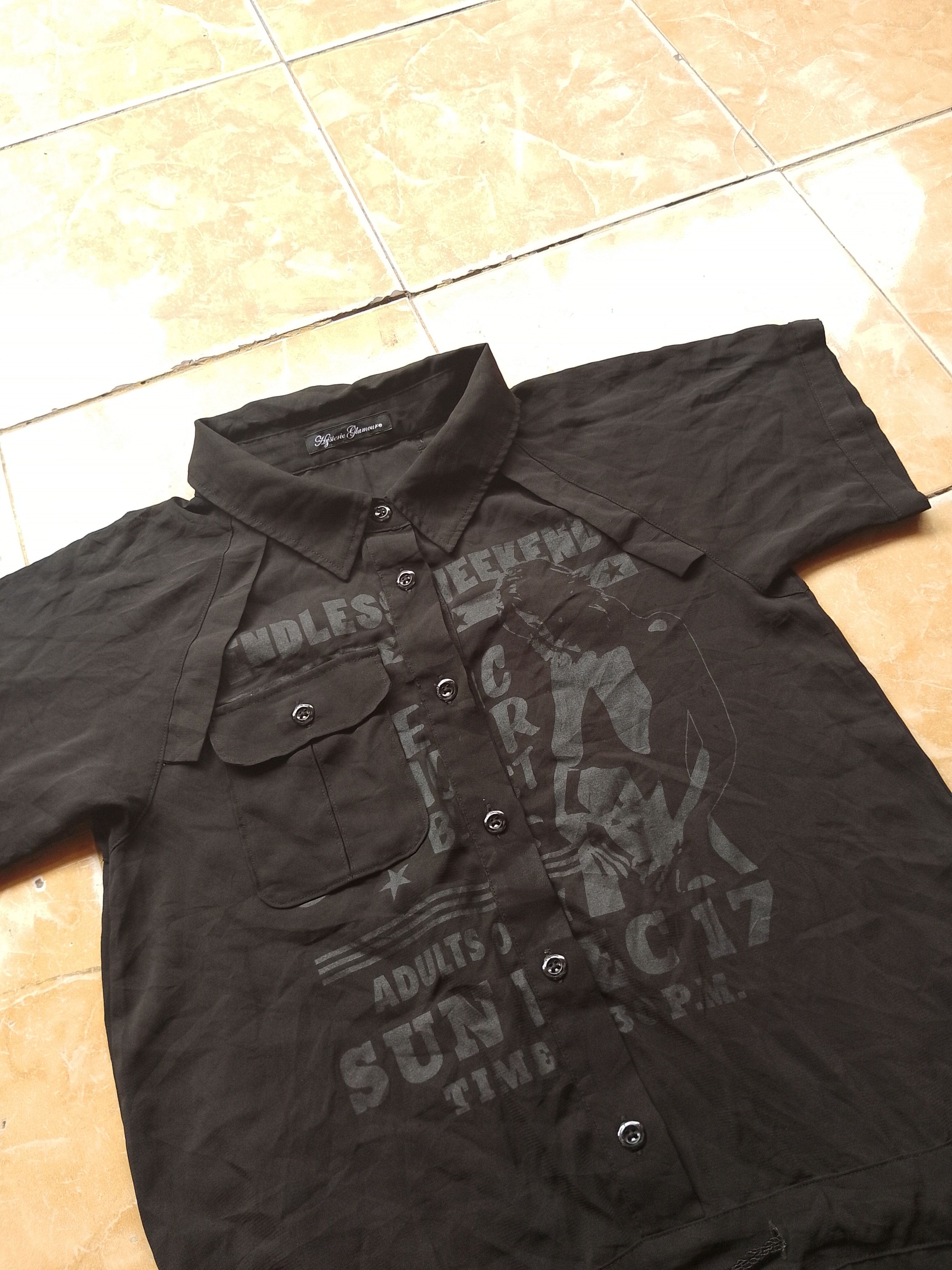 Hysteric Glamour × Vintage Vintage Hysteric Glamour Women Shirt Size M / US 6-8 / IT 42-44 - 4 Thumbnail