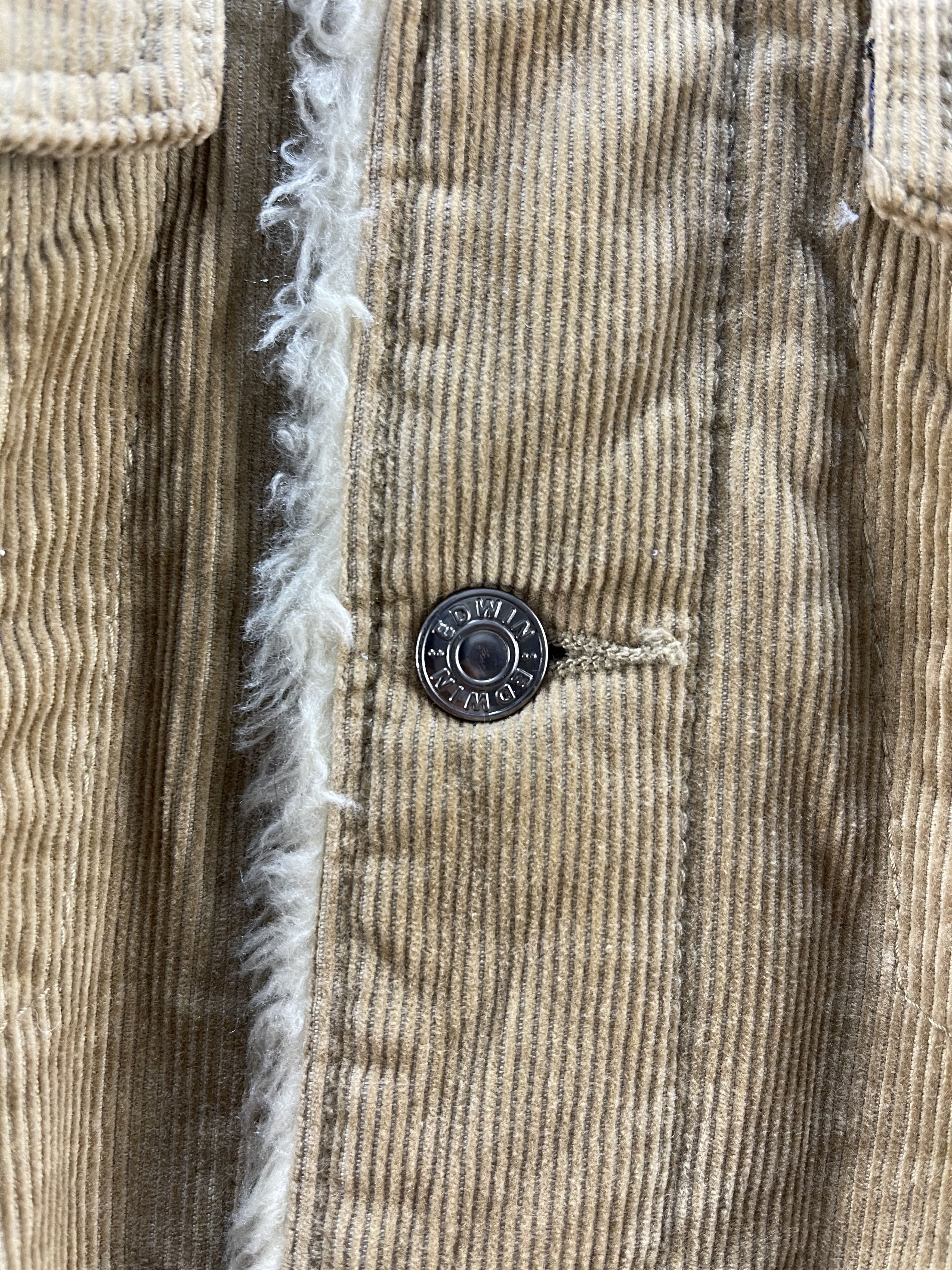 Edwin Vintage Edwin Sherpa Corduroy Jacket Size US S / EU 44-46 / 1 - 8 Thumbnail