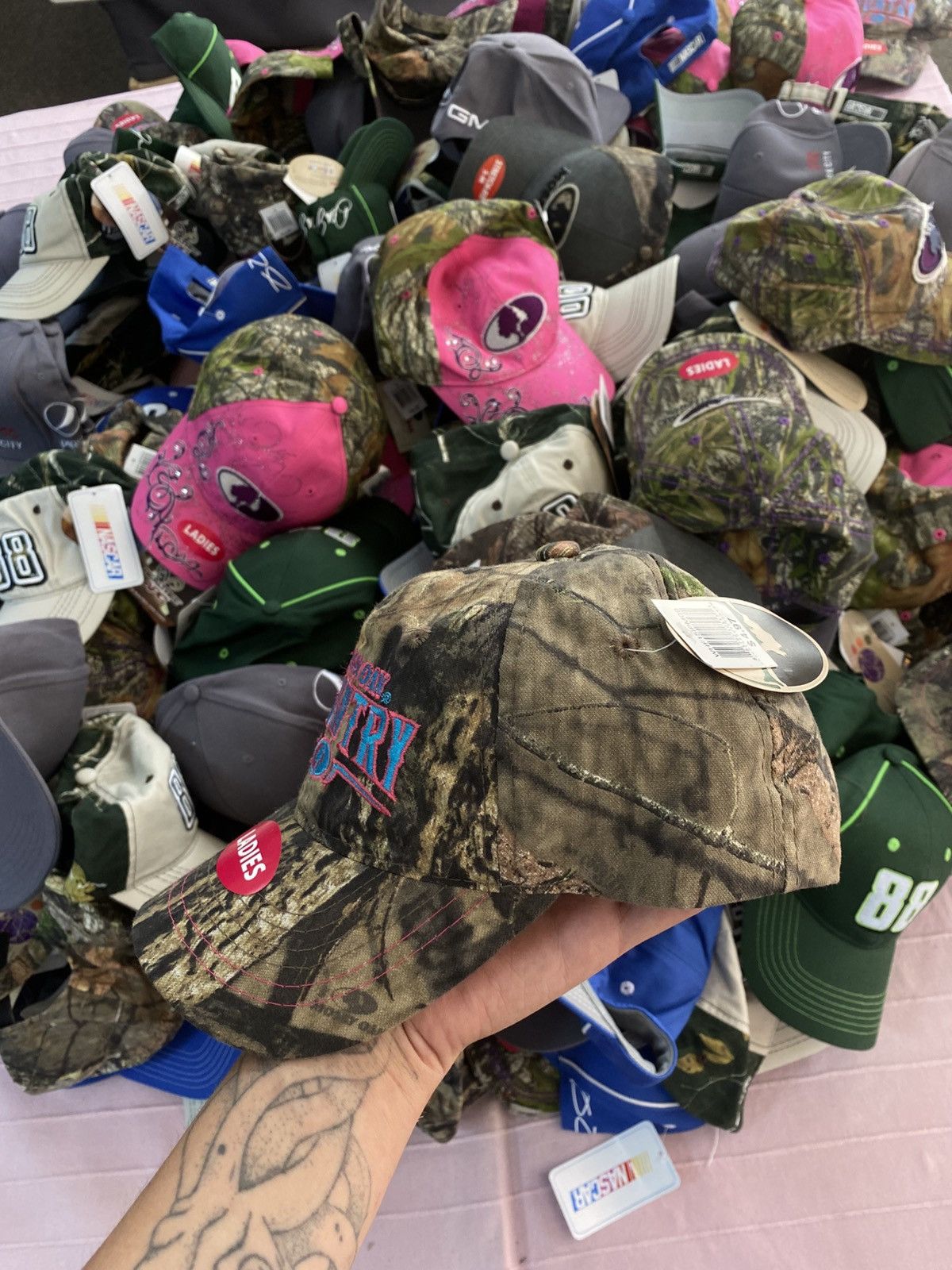 Realtree Mossy oak Country y2k realtree cap racing Size ONE SIZE - 2 Thumbnail