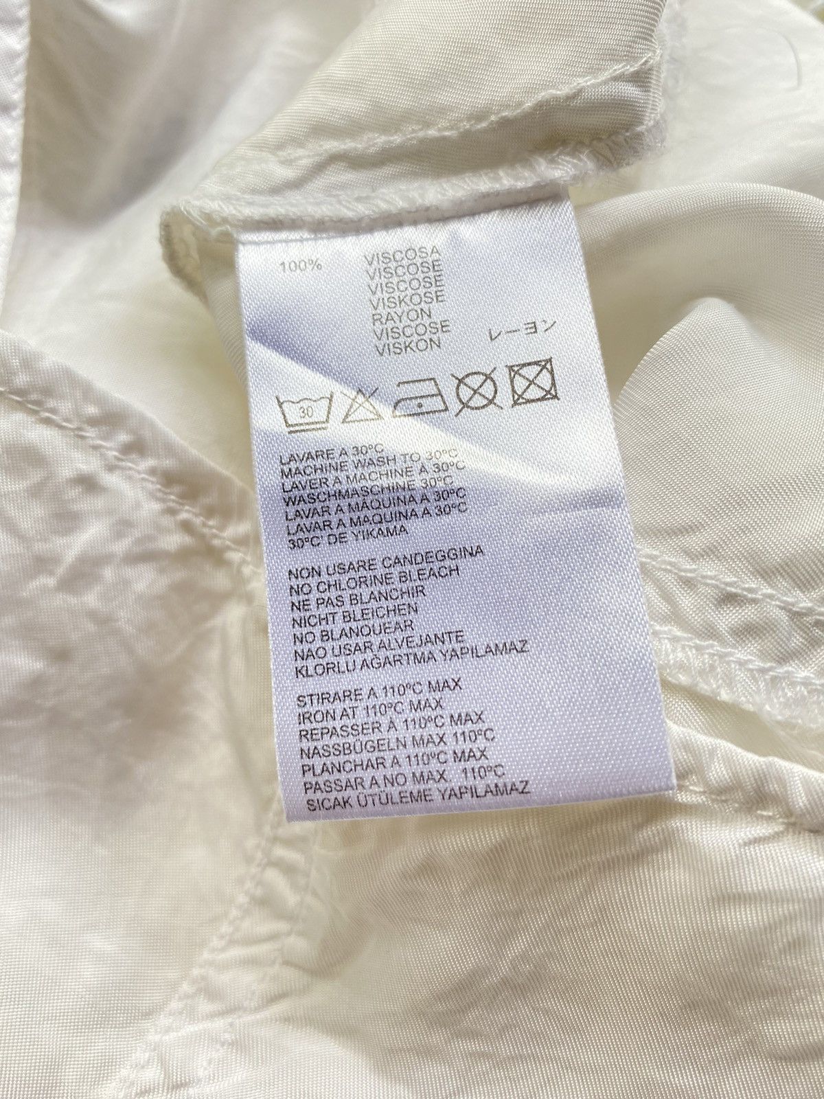 Diesel DIESEL White High-Collar Blouse Shirt Size S / US 4 / IT 40 - 17 Thumbnail