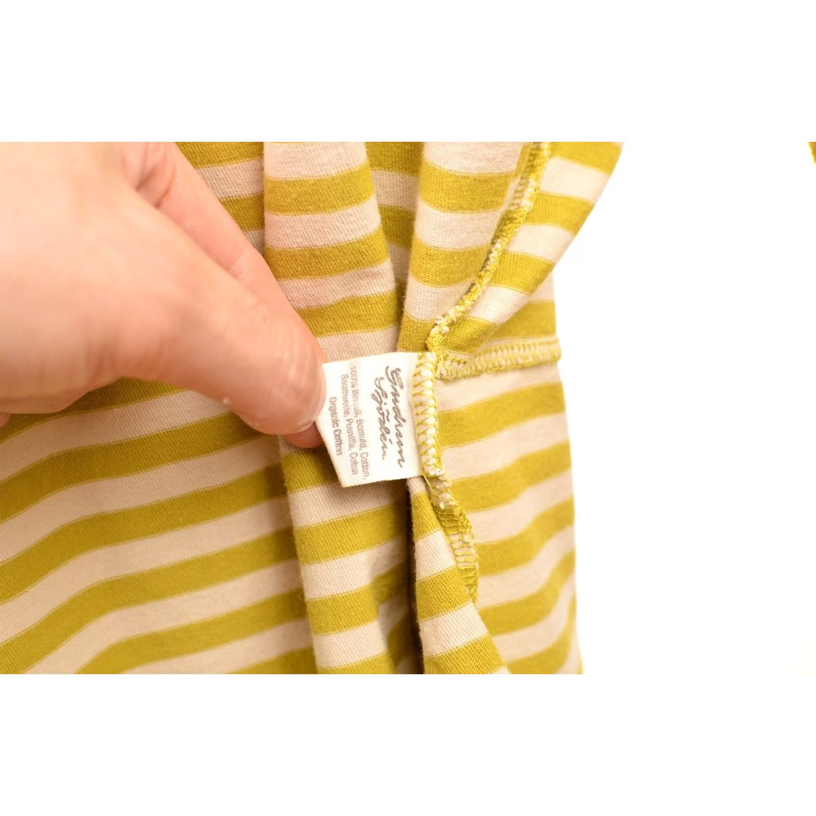 Vintage Gudrun Sjoden Organic Cotton Striped Dress Greece M Women Midi XS? Size M / US 6-8 / IT 42-44 - 8 Thumbnail