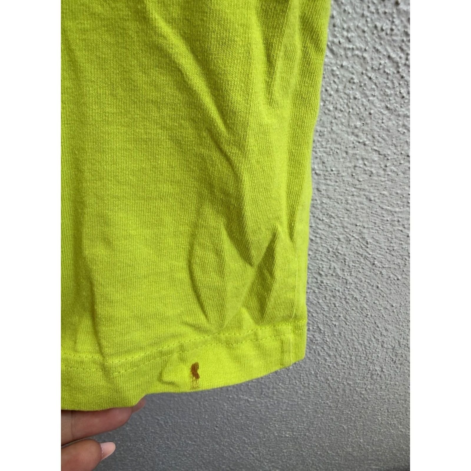 Carhartt Carhartt Mens T-Shirt XL Original Fit Lime Green Pocket Short Sleeve Shirt Mens XL Green Pocket Size US XL / EU 56 / 4 - 4 Thumbnail