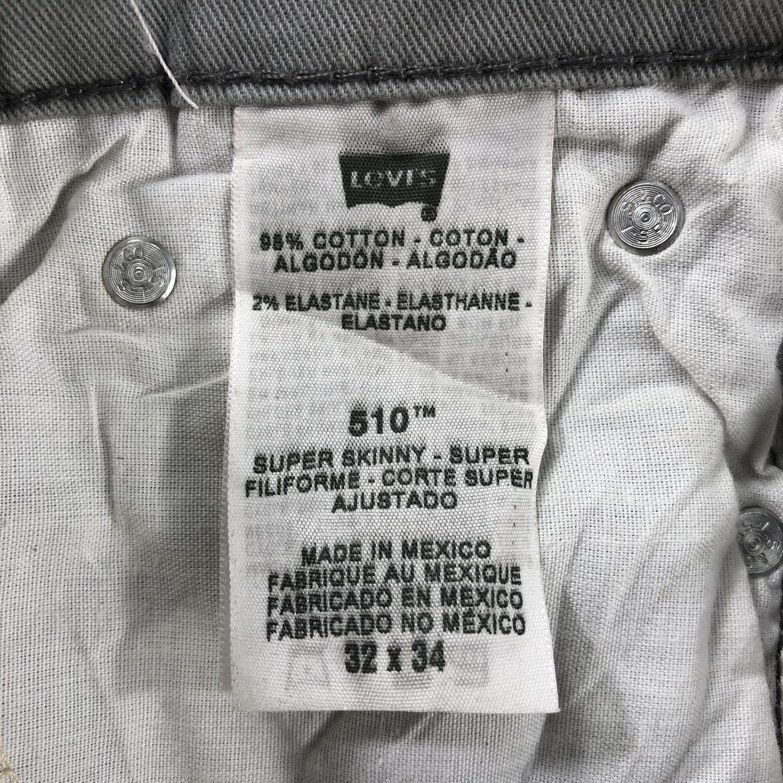 Levi's Vintage Levis 510 Jeans-J2552 Size US 30 / EU 46 - 10 Thumbnail
