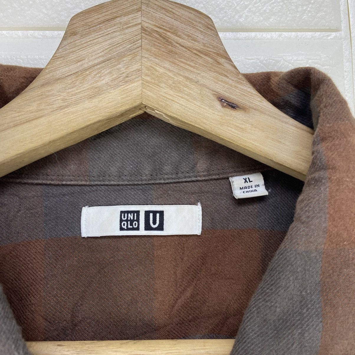 Lemaire × Uniqlo Lemaire X Uniqlo Classic Old School Brown Check Button Down Size US L / EU 52-54 / 3 - 8 Thumbnail